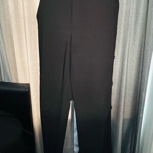 White House Black Market Black Wide Leg Pants
